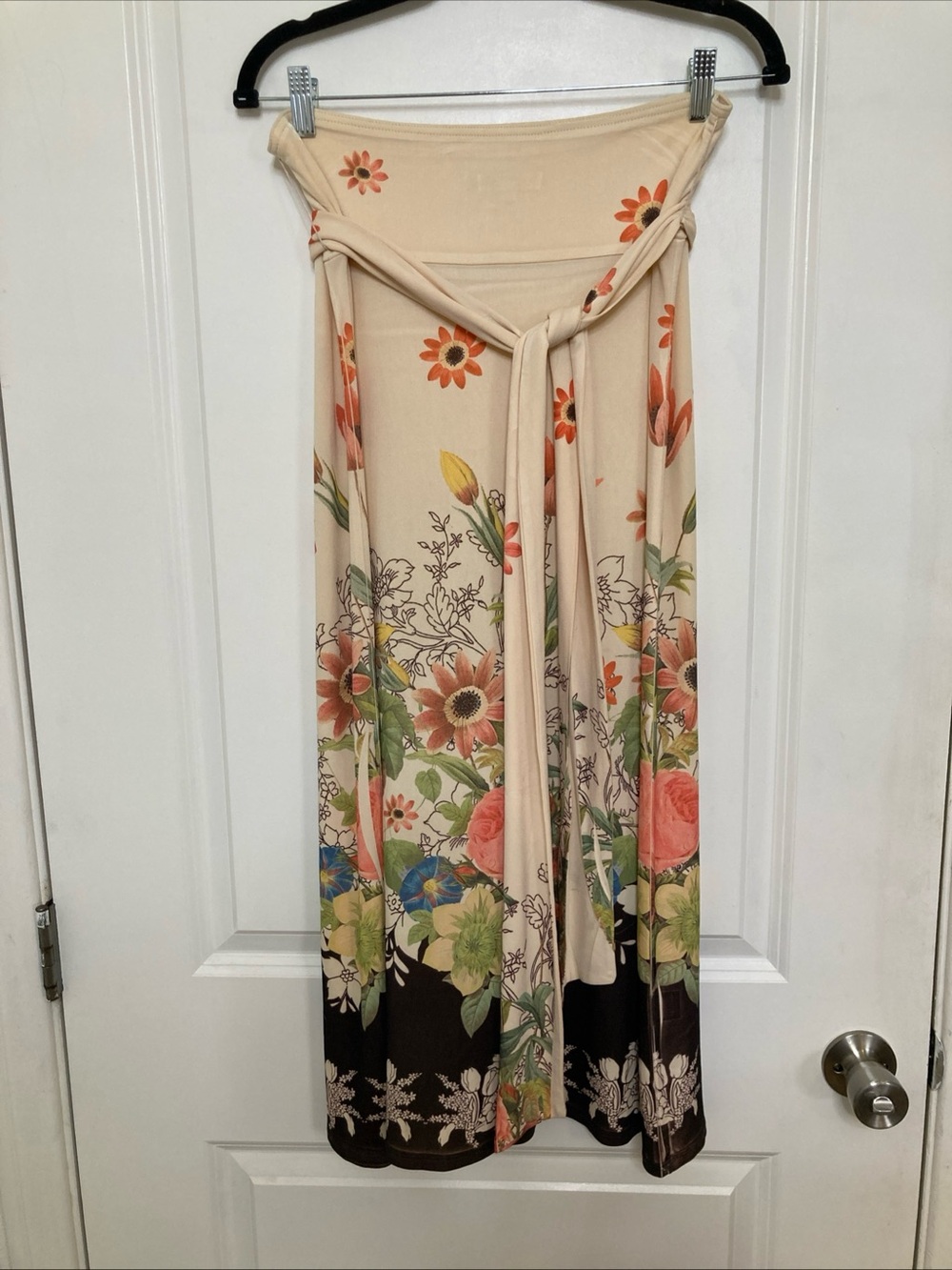 Lapis Garden Floral Boho Cottagecore Romantic Girly Midi Skirt Size Small
